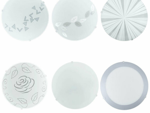 Palfoniera in Vetro Rotonda a Soffitto | Eglo