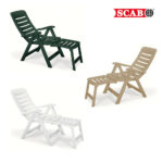 Sedia Sdraio Esterno Pieghevole Quintilla con Prolunga | Scab 7