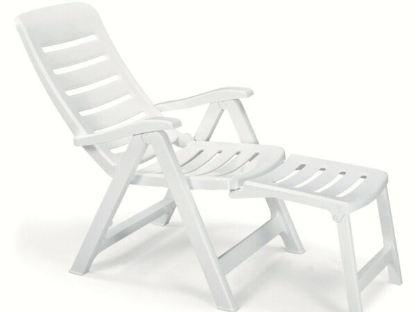 Sedia Sdraio Esterno Pieghevole Quintilla con Prolunga | Scab 3