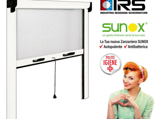 Zanzariera Avvolgibile Verticale Antibatterica Sunox | IRS