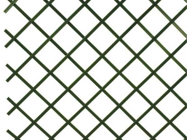 Traliccio Estensibile in Pvc per Piante Rampicanti Verde