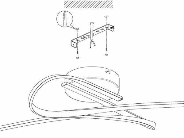 Lampada Plafone Led per Interno Palozza | Eglo 3