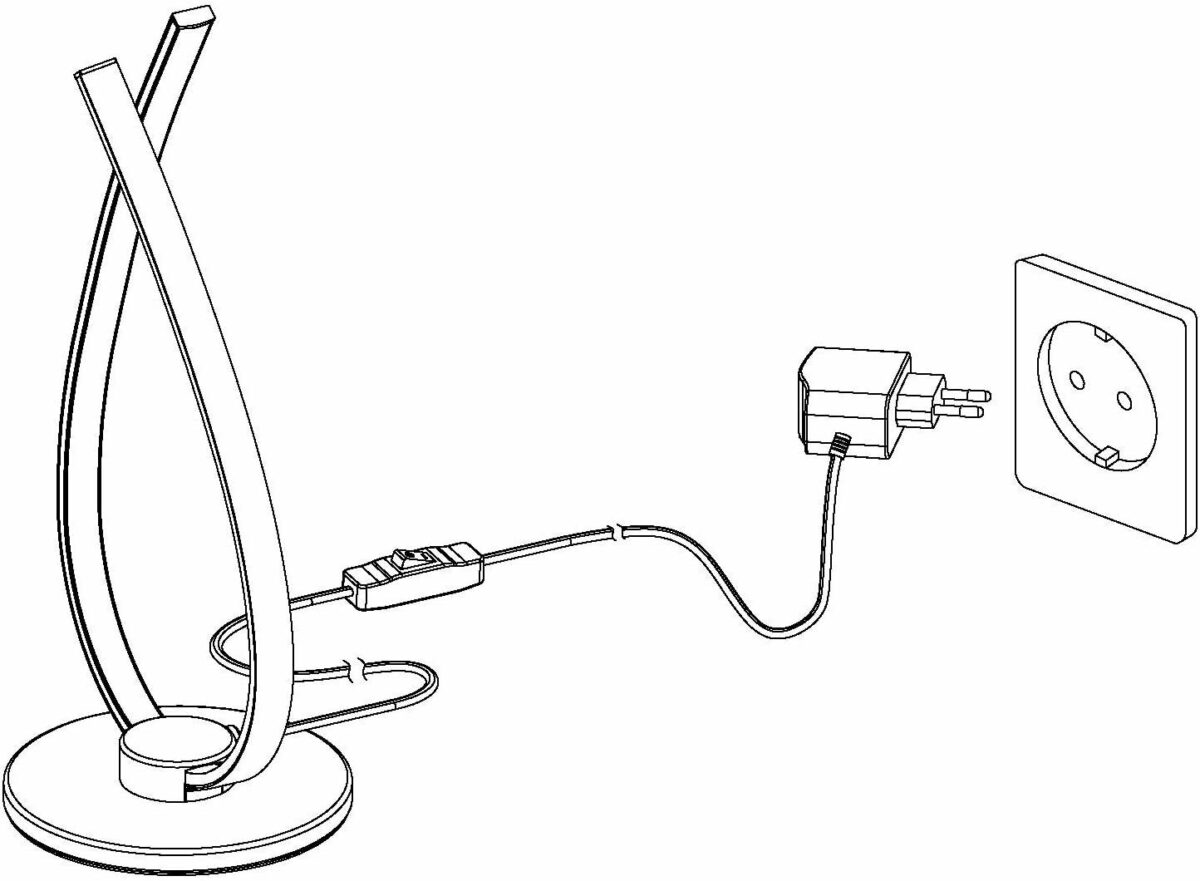 Lampada da Tavolo Led Palozza | Eglo 5