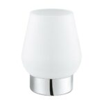 Lampada da Tavolo in Vetro Satinato Damasco | Eglo 5