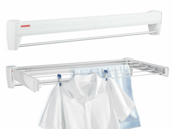 Leifheit | Stendibiancheria a Parete Telegant 36 Protect Plus