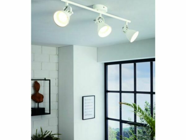 Lampada con 3 Faretti Led per Interno Seras | Eglo 3