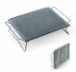 Pietra Ollare Naturale con Supporto Pieghevole | Ompagrill 6