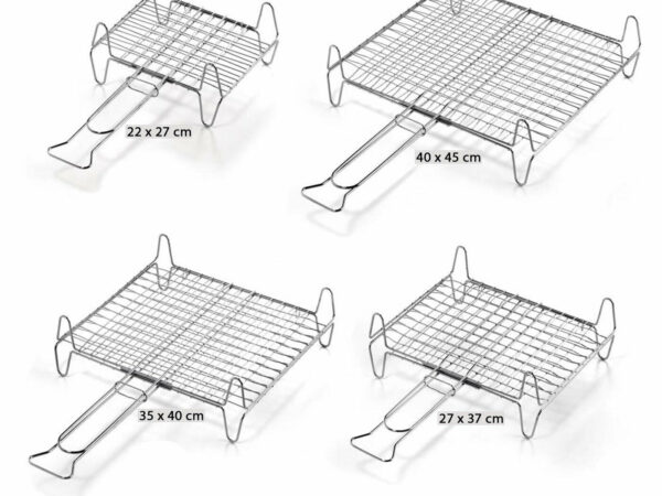 Graticola Rete Doppia con Piedini | Ompagrill