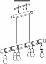 Lampada a Sospensione per Interno Townshend | Eglo 9