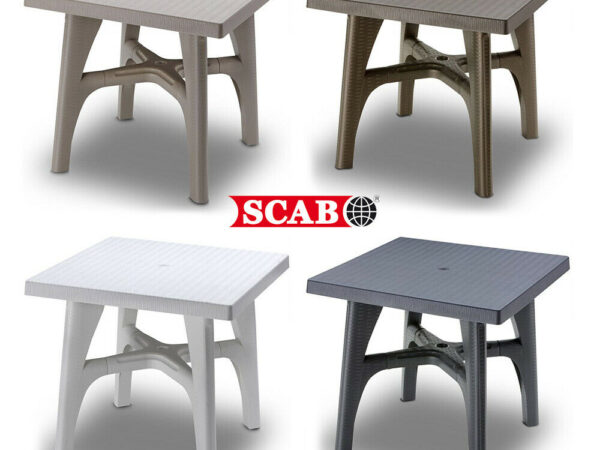 Tavolo da Esterno Intrecciato 80 X 80 Cm | Scab