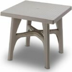 Tavolo da Esterno Intrecciato 80 X 80 Cm | Scab 10