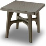 Tavolo da Esterno Intrecciato 80 X 80 Cm | Scab 12