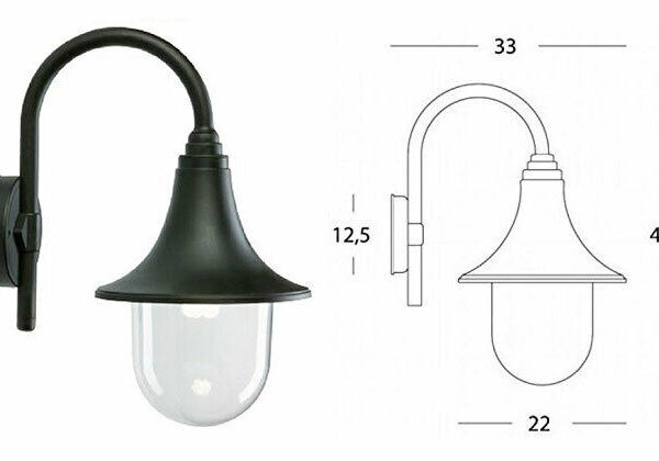 Lampada da Parete Applique in Basso Zoe | Sovil 3