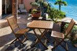 Tavolo in Legno Pieghevole da Esterno 70×70 Noemi 14