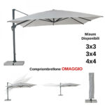 Ombrellone da Giardino a Braccio Laterale Ines 7