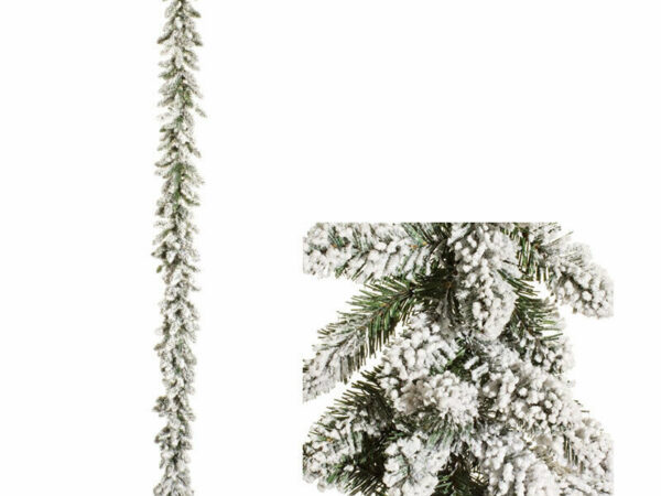 Festone Boa Natalizio Innevato Oregon