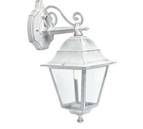 Lanterna da Parete in Basso Bianca Anticata Old | Sovil