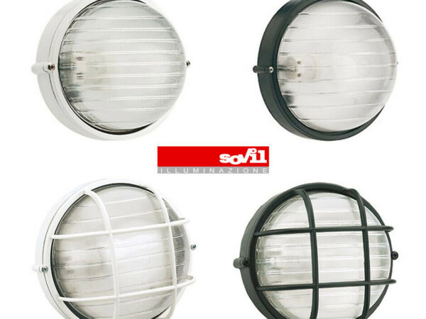 Applique Tonda a Muro Palpebra da Esterno | Sovil