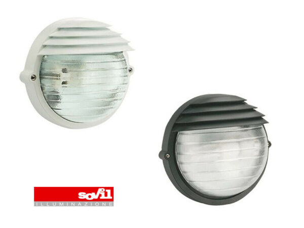 Applique Tonda a Muro Palpebra da Esterno | Sovil