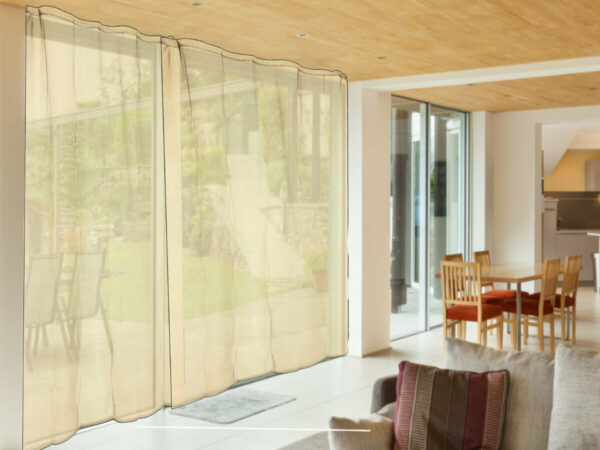 Zanzariera a Tenda per Porte Anti Zanzara 150 x 250 Cm