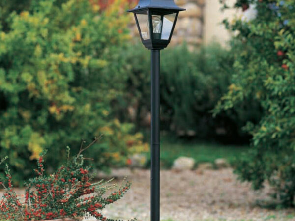 Lampione Palo in Alluminio con Diffusore H 121 Old | Sovil 3