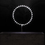 Palle di Natale in Vetro Foliage Rosa con Paillettes 8