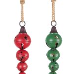 Palle di Natale in Vetro Borgogna Bordeaux con Paillettes 8