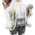 Palle di Natale in Vetro Borgogna Bordeaux con Paillettes 7