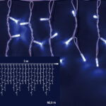 Tenda a Luci Led Connect 3 x 0.9 Mt Effetto Flash 4