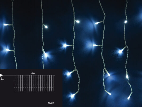 Tenda a Luci Led Connect Prolungabile 4 x 0.5 Mt