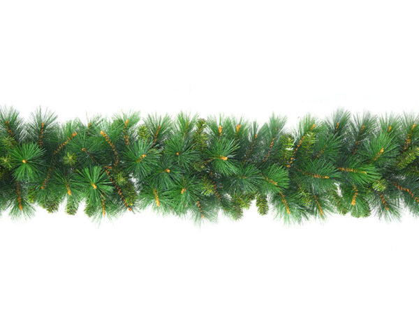 Ghirlanda di Natale Realistica con Rami di Pino