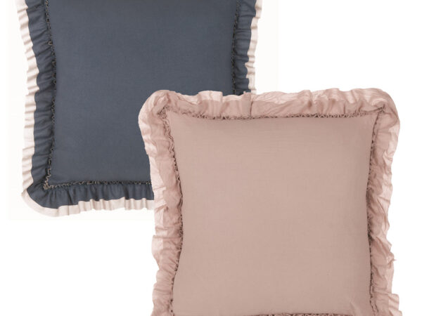 Cuscino Quadrato con Gala Shabby Chic | Blanc Maricl?