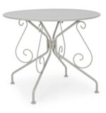 Tavolo Rotondo in Acciaio da Esterno Etienne 21
