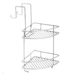 Cestello Doccia 2 Mensole in Acciaio Satinato Metaform 4