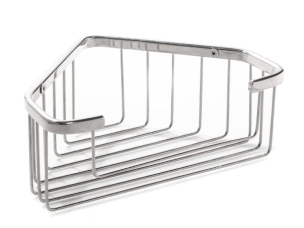 Cestello Mensola Angolare Doccia in Acciaio Viti o Biadesivo Top Line Metaform