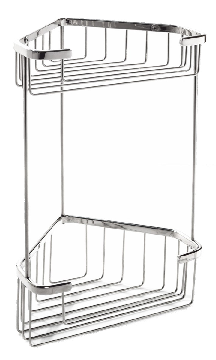 Cestello Angolare Doccia Doppio Ripiano Top Line Metaform 3 Cestello Angolare Doccia Doppio Ripiano Top Line Metaform 3