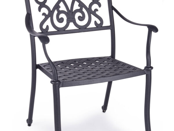 Sedia da Giardino Esterno in Alluminio con Braccioli Ivrea 3