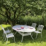 Sedia da Giardino Esterno in Alluminio con Braccioli Ivrea 10