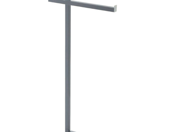 Piantana Porta Asciugamani in Acciaio e Vetro da Bagno 3