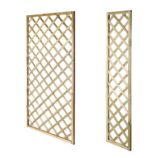 Pannello Grigliato in Legno Impregnato per Giardino 8