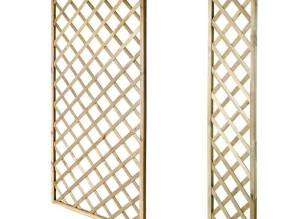 Pannello Grigliato in Legno Impregnato per Giardino