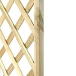 Pannello Grigliato in Legno Impregnato per Giardino 10