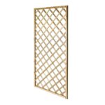 Pannello Grigliato in Legno Impregnato per Giardino 9