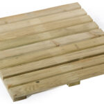 Pannello Grigliato in Legno Impregnato per Giardino 14