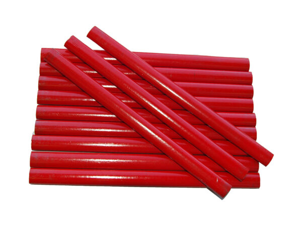 Matite da Lavoro Rosse per Muratore Carpentiere 12 Pz