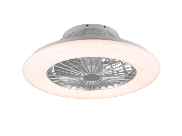 Ventilatore da Soffitto LED Titanio Stralsund GD Trio