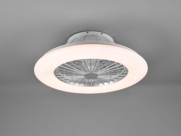 Ventilatore da Soffitto LED Titanio Stralsund GD Trio 3