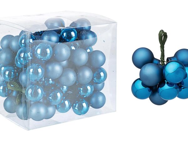 Set 5 Mazzetti con 10 Palline di Natale 20 Mm 3