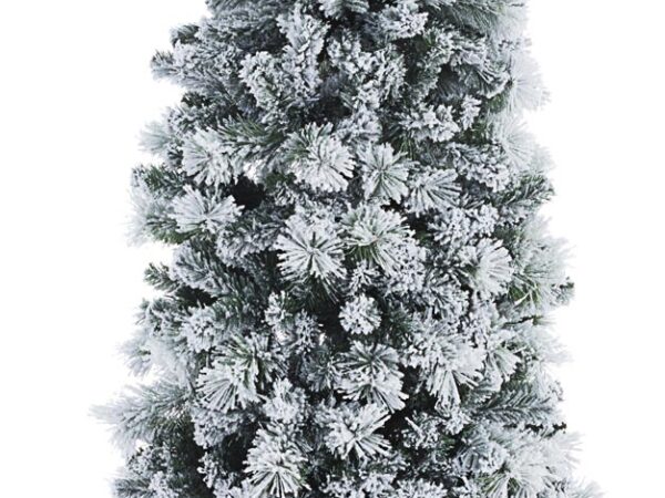 Albero di Natale Slim Sottile Stretto Innevato 180 cm Praga