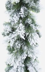 Boa Festone di Natale Innevato Bianco Cermis Bizzotto 8